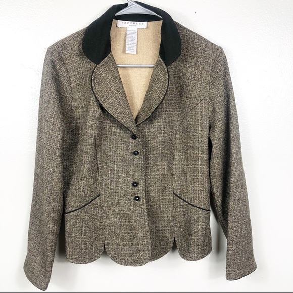 PROPHECY Jackets & Blazers - PROPHECY Brown 4 Button Blazer Size 6P